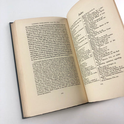 Some Aspects and Problems of London Publishing Between 1550 and 1650 by W. W. Greg | The Clarendon Press, Oxford, 1956