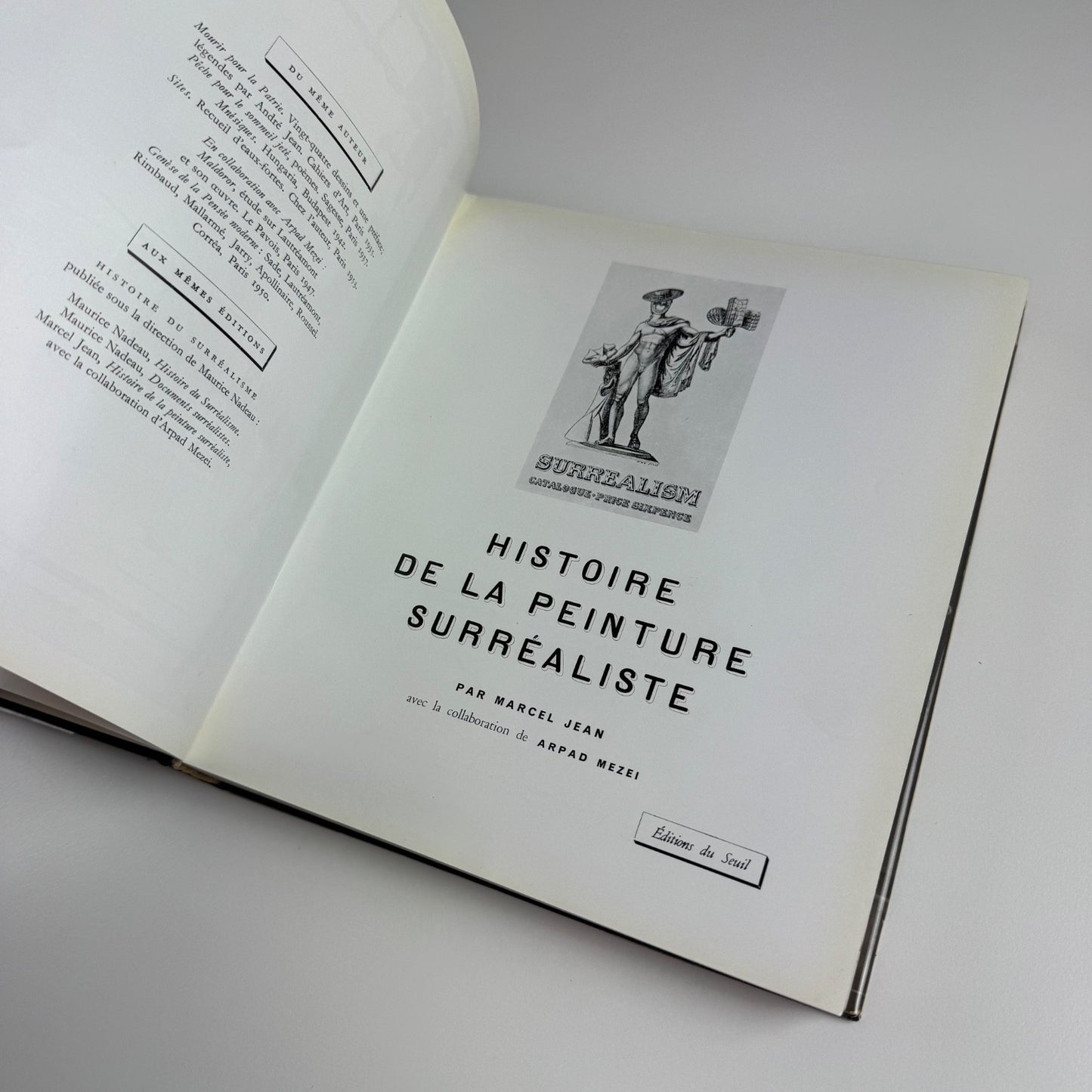 Histoire de la Peinture Surréaliste by Marcel Jean | Editions du Seuil, 1959