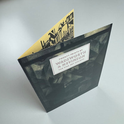 Leaflet for Twenty prints by Wadsworth & Nevinson | The Fine Art Society, undated