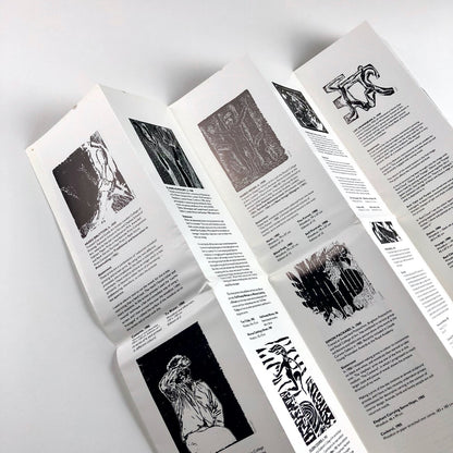 Contemporary British Woodcuts | City Museum and Art Gallery Worcester | Exhibition leaflet, 1986/7