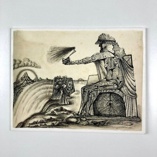Private view invitation for Cecil Collins: Early Drawings | Anthony d'Offay, 1991