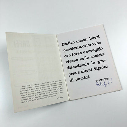 [Bruno] Orfei Poesi Introduction | J. Rodgers Editore Guerra, Perugia 1968