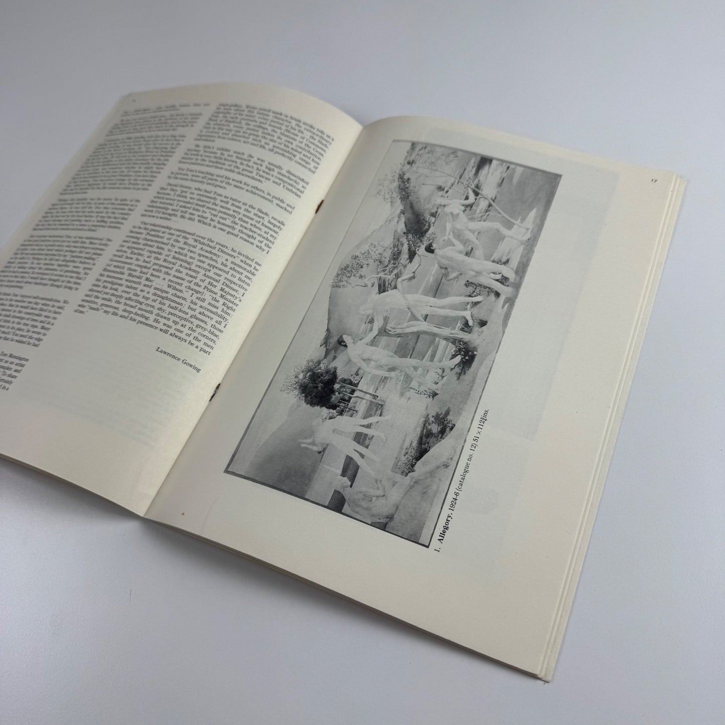 Drawings and Paintings by Sir Thomas Monnington Royal Academy of Arts 1977 catalogue design Gordon House