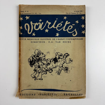 Variétés. Revue Mensuelle Illustree de L'esprit Contemporain April 1930, Annee No 12 | Edited by P.G. van Hecke