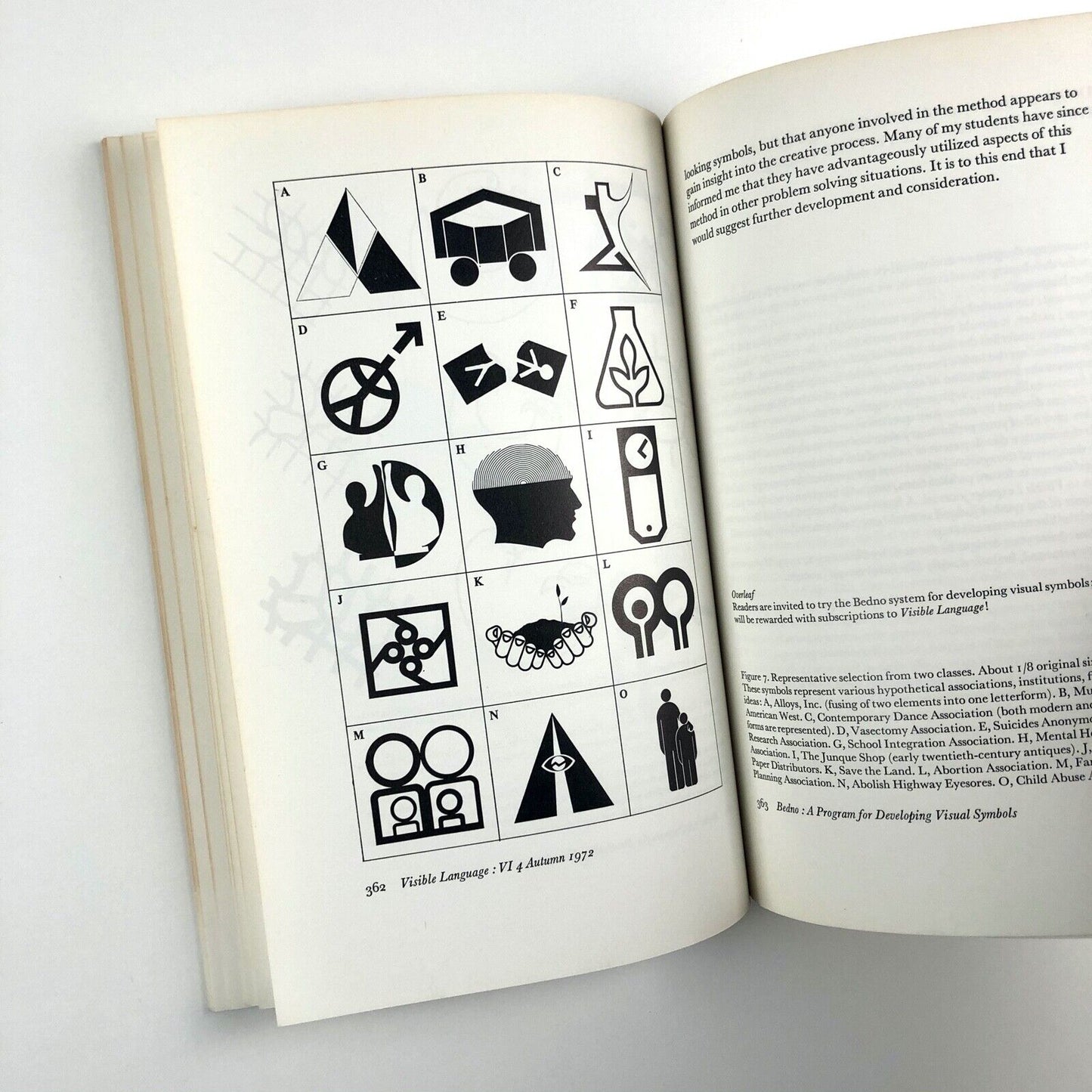 Visible Language. The Journal for Research on the Visual Media of Language Expression |  Volume VI, Number 4, Autumn 1972