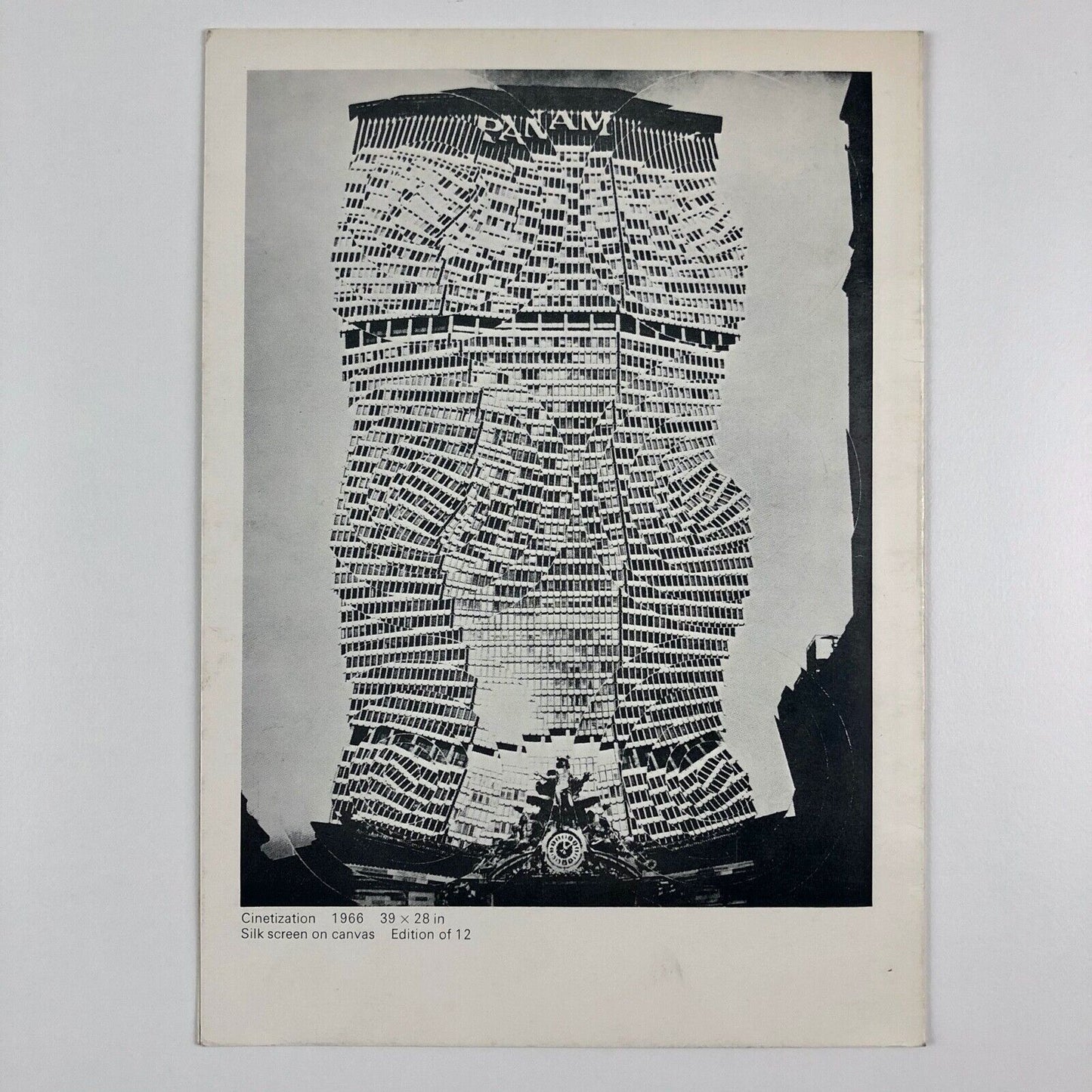 Fold-out card for Pol Bury Moving Sculptures and Cinetizations | Kasmin Ltd, 1967 [kinetic art]