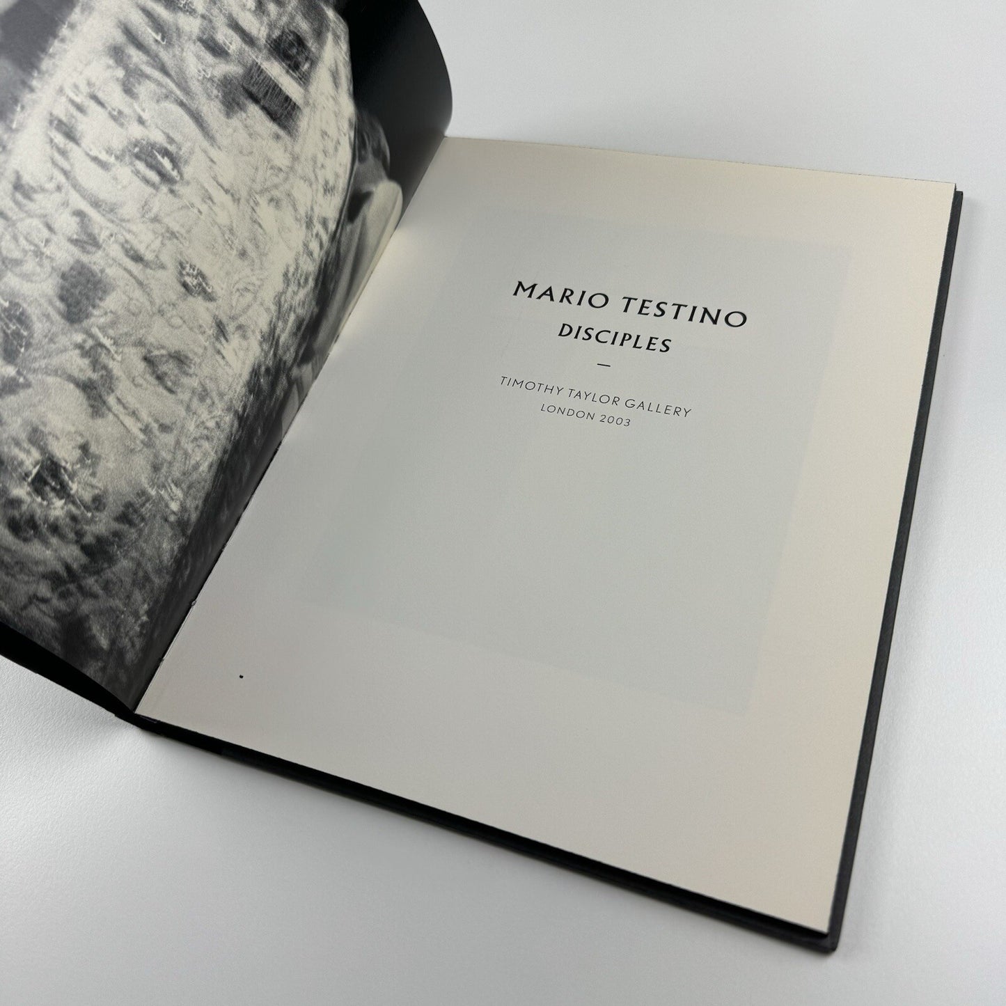 Mario Testino. Disciples | Timothy Taylor Gallery exhibition catalogue, 2003