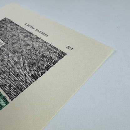 A Humument page 337 'that ensured' by Tom Phillips | The Tetrad Press, 1970