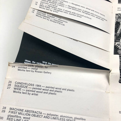 New Dimensions: exhibition of sculpture | Hampstead Arts Council Camden Arts catalogue/guide, 1966