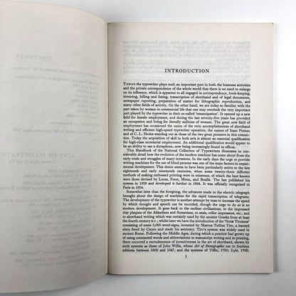 History and Development of Typewriters by G. Tilghman Richards | Science Museum HMSO 1964
