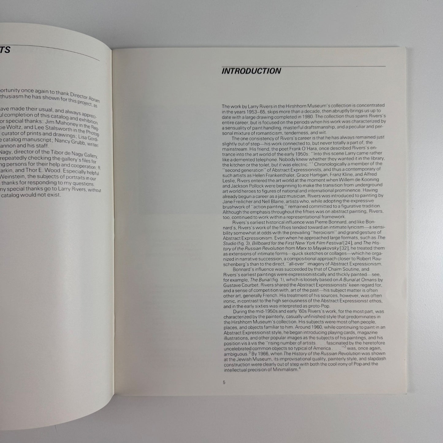 Larry Rivers | text Phyllis Rosenzweig | Smithsonian Institution and Hirshhorn Museum, 1981