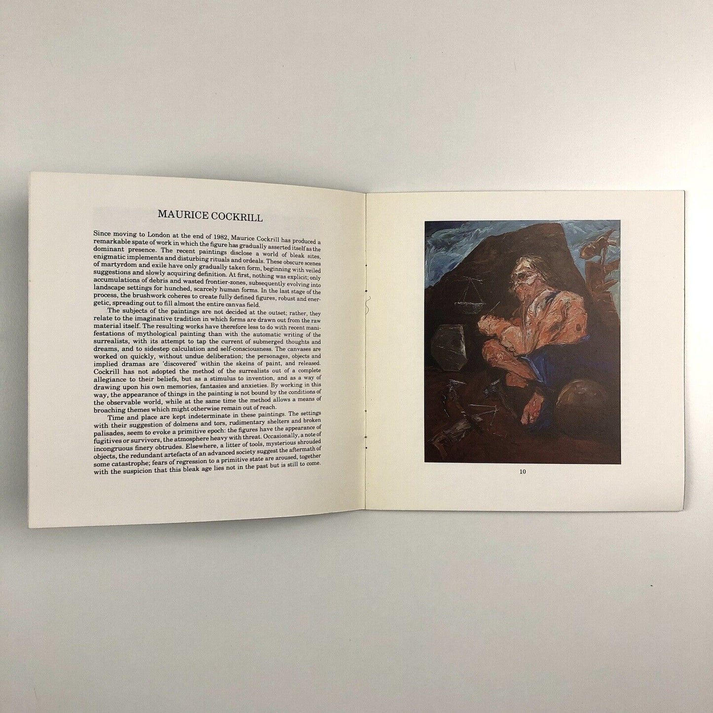 Maurice Cockrill Paintings 1982-83 | Edward Totah Gallery catalogue, 1984 | Inscribed by the artist