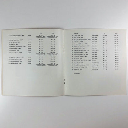 Allen Jones: Work | Arthur Tooth & Sons exhibition catalogue, Jan-Feb 1964