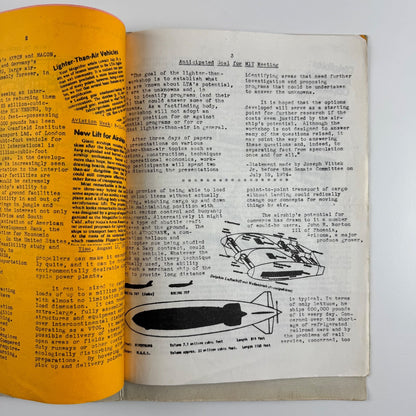 Inside the Control Car.’ 1970/4 American publication on airships 1970/74