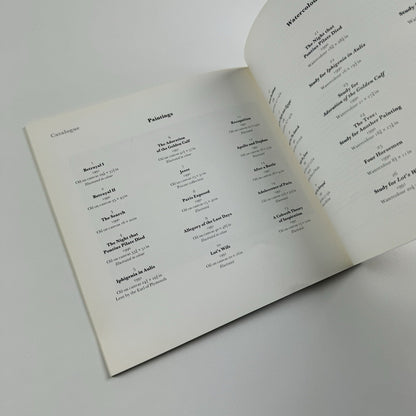 John Napper – Recent Paintings | Albermarle Gallery, 1991 catalogue
