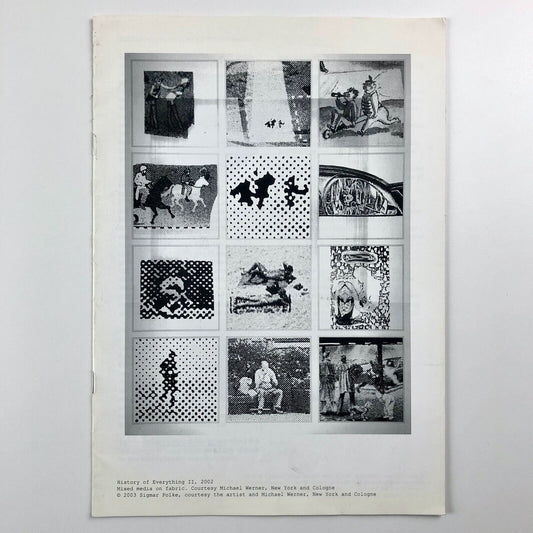Sigmar Polke: History of Everything | Gallery guide Tate Modern 2003-2004
