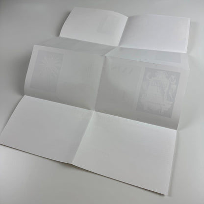 Fold-out promotional leaflet Piper in Print Artists' Choice Editions, 2010