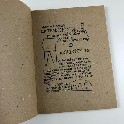 J. Torres-Garcia: La Tradicion del Hombre Abstracto | 1974 Facsimile edition