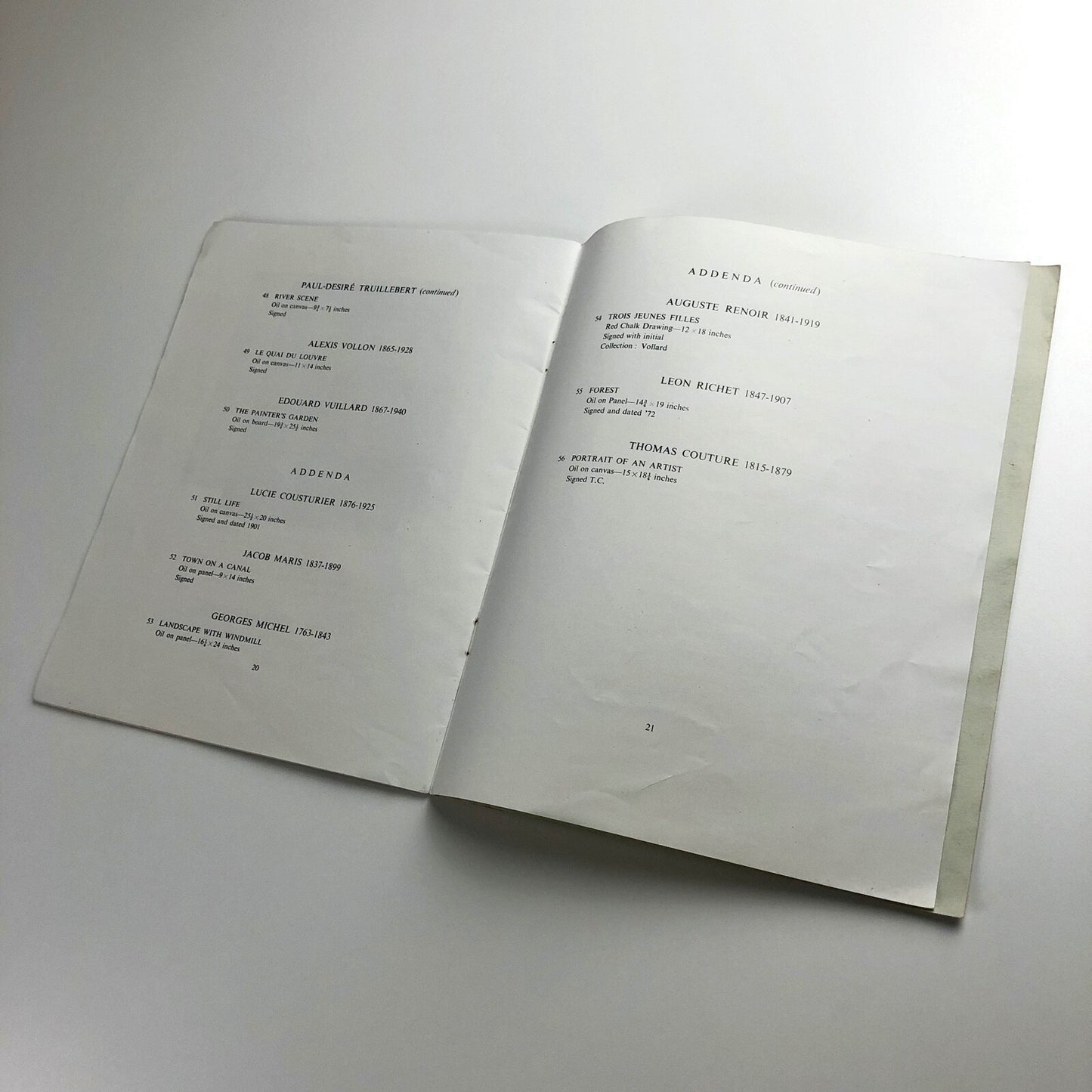 French Masters XIXth and XXth Centuries, 5th Series | Marlborough catalogue 1951