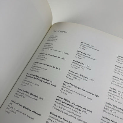 Ian Davenport | Ikon Gallery exhibition catalogue, 2004