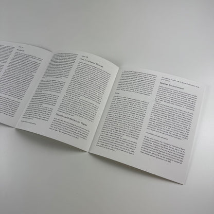 Small gallery guide for Lucio Fontana | Hayward Gallery, London, 1999/2000