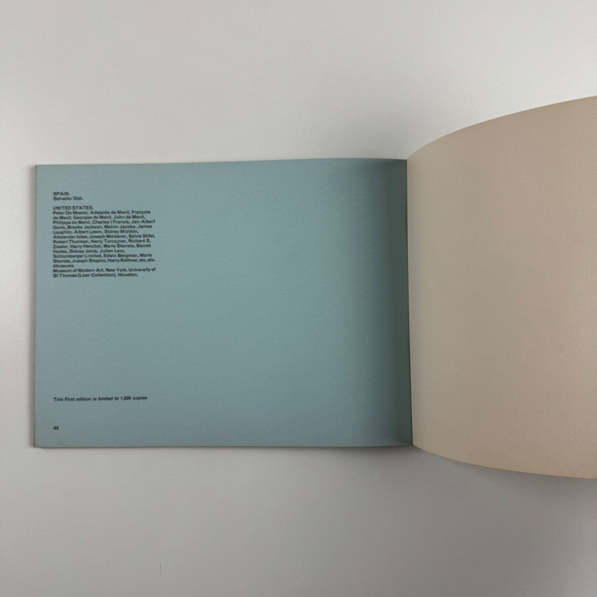 Rene Magritte. Paintings, Drawings, Gouaches | Obelisk Gallery, 1961 edited by Philip M. Laski | inscribed to the Belgian journalist Hugo van de Pierre by Magritte