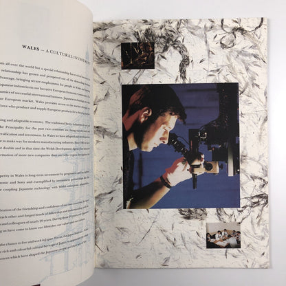 Japan Festival Wales, 1991 brochure and dinner menu and order of the evening