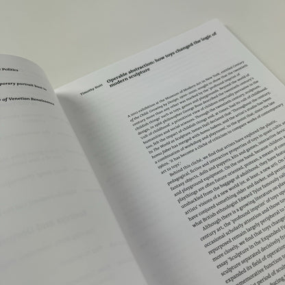 Sculpture Journal | Vol 28.2, 2019 | Liverpool University Press and The Public Monuments and Sculpture Association | Special issue: Sculpture, toys and play in the twentieth century