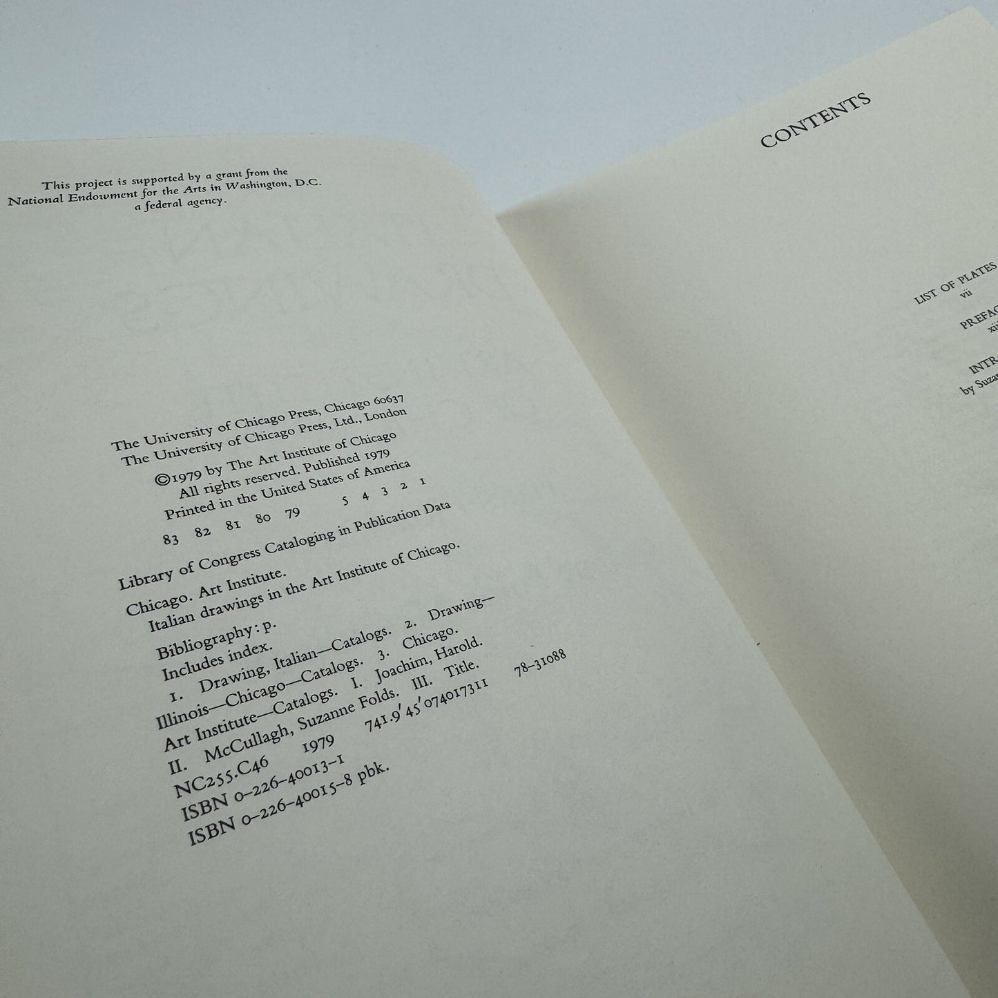 Italian Drawings in the Art Institute of Chicago Harold Joachim & Suzanne Folds McCullagh | University of Chicago Press, 1979