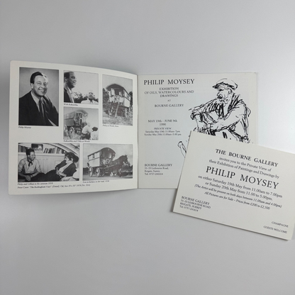 Philip Moysey | Bourne Gallery, 1990 catalogue and PV invitation