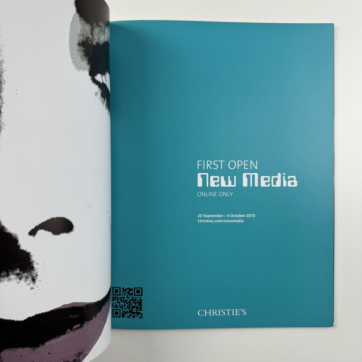 First Open. New Media online only | Christie's catalogue, 20 Sep to 4 Oct 2013