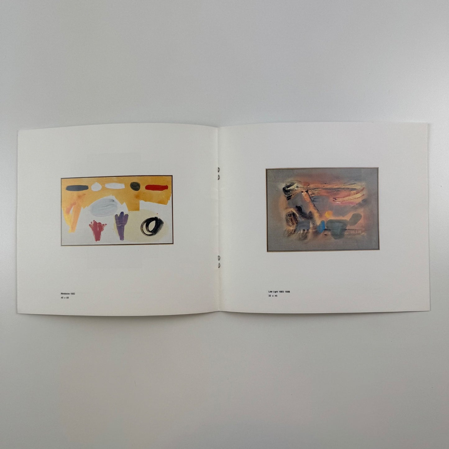 Leaflet Mali Morris. Paintings 1978-1989 The Winchester Gallery 1989