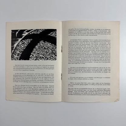 Leaflet for Frans Maserell | Galerie Karin Hielscher, Munich, 1951