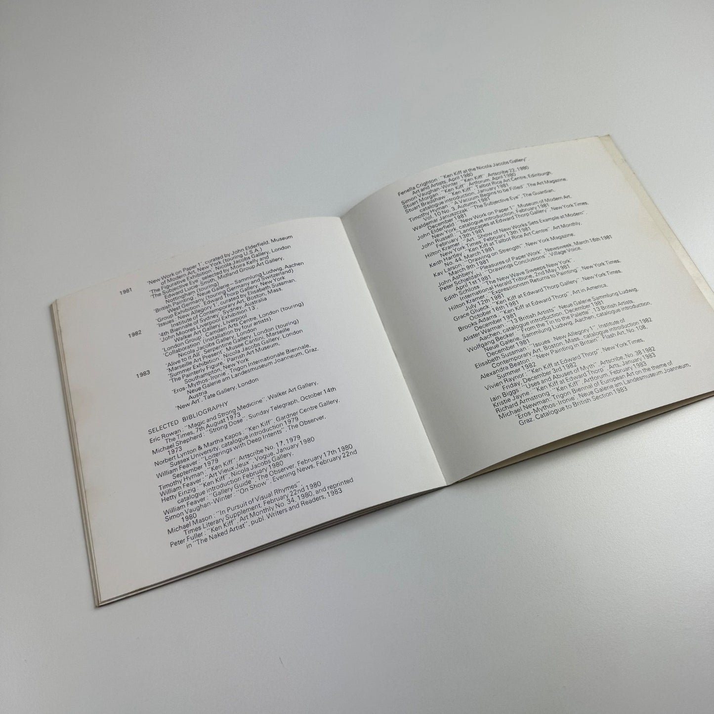 Ken Kiff | Nicola Jacobs Gallery, 1983