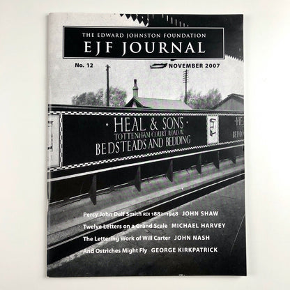 The Edward Johnston Foundation Journal | Issue No. 12, November 2007