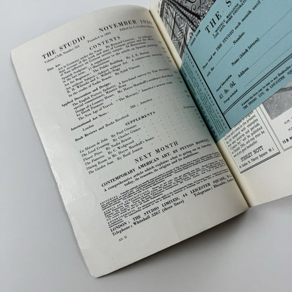 The Studio – November 1936 Vol 112, No 524 | Art in Germany Under the Nazis