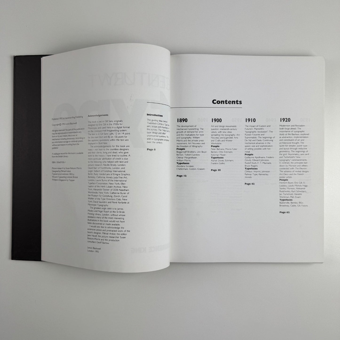 Twentieth Century Type by Lewis Blackwell | Laurence King, 1992