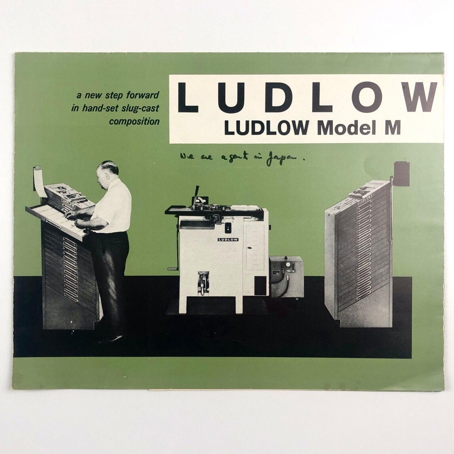 Ludlow Model M – fold-out leaflet | Ludlow Typograph Company, Chicago, undated