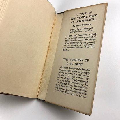 Book Illustration. A Review of the Art as it is to-day by G.P. Gossop | J.M. Dent & Son Ltd, 1937