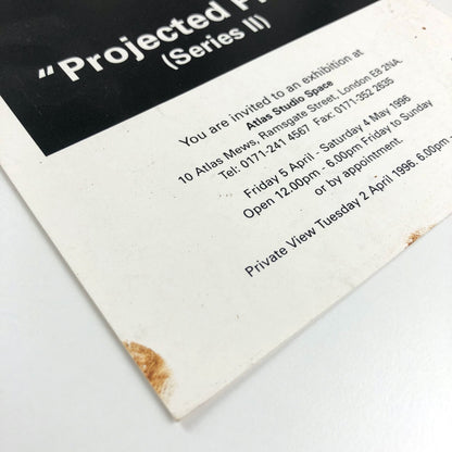 Private view – John Mitchell "Projected Piers" Series II | Atlas Studio Space, 1996
