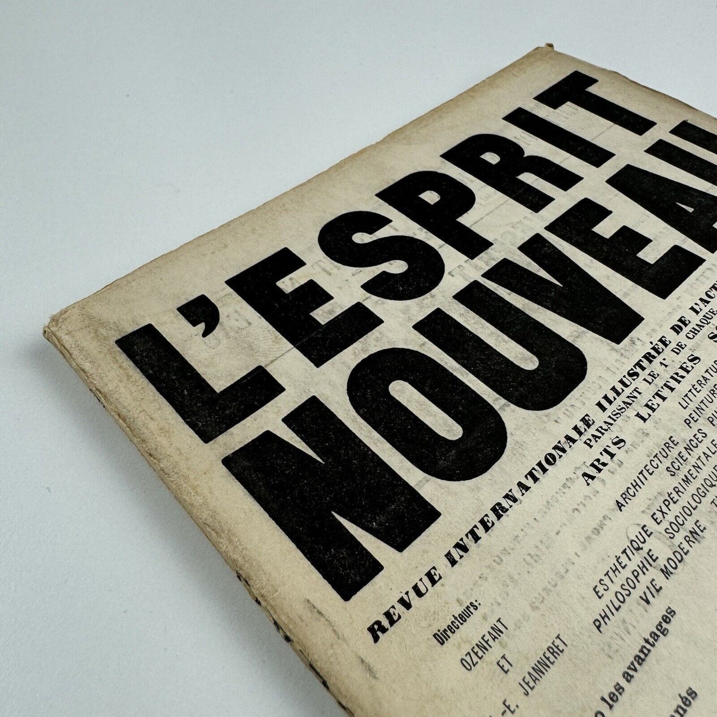L'Esprit Nouveau journal | Issue No. 28 1925 Amédée Ozenfant and Le Corbusier