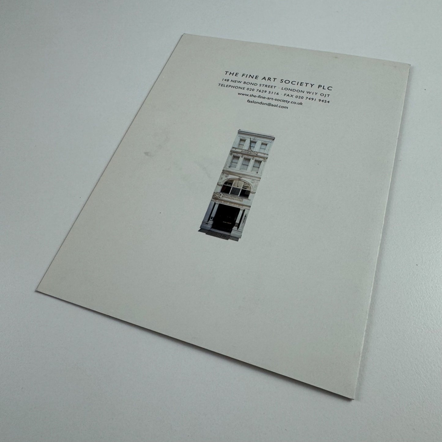 Leaflet for Twenty prints by Wadsworth & Nevinson | The Fine Art Society, undated