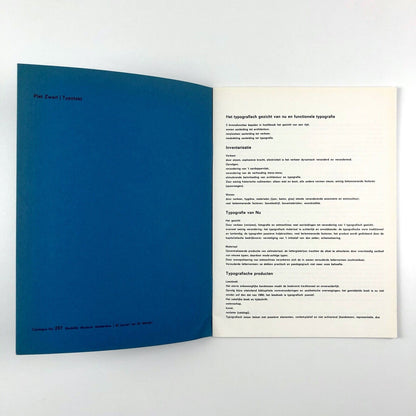 Piet Zwart – Typotekt | Stedelijk Museum, 1961 design Wim Crouwel Otto Treumann