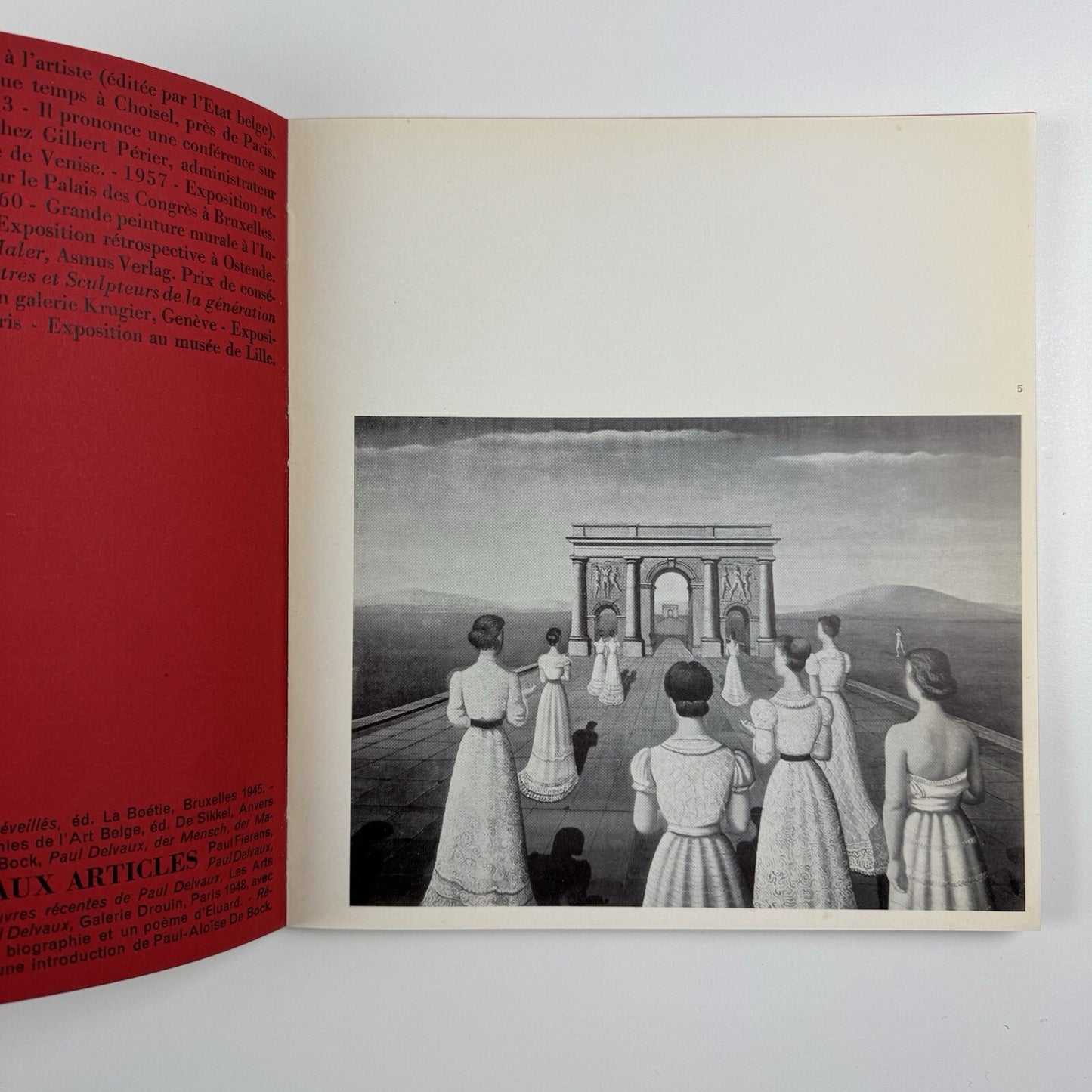 Paul Delvaux au Musée d’Ixelles | Text by Louis Castermans | Laconti, 1967