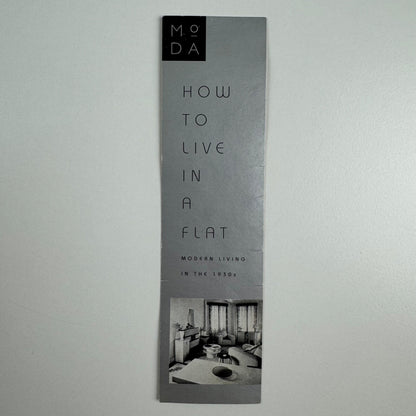 Bookmark How to live in a flat. Modern Living in the 1930s MODA 2004