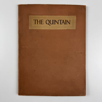The Quintain. A second essay in book production | Hornsey School of Art, 1930