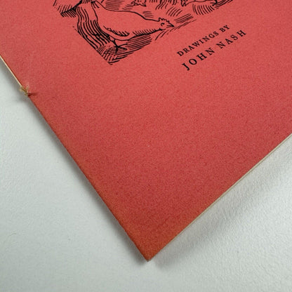 The Early Whistler by Wilfrid Gibson. Drawings by John Nash|  No.6 of The Ariel Poems | Faber & Gwyer Limited. Printed at The Curwen Press | undated believed to be 1927