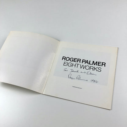 Roger Palmer – Eight Works | Brian Human interview | Cambridge Darkroom 1984, signed