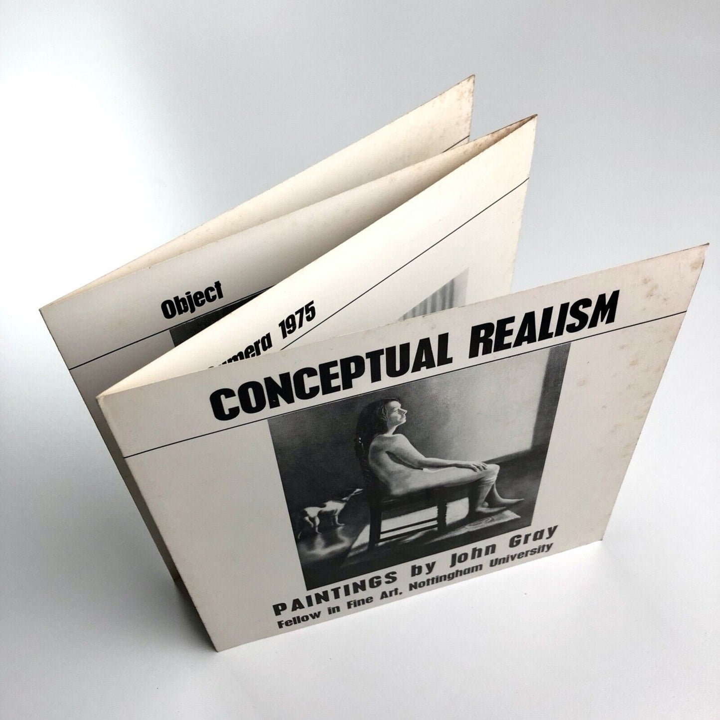 Paintings John Gray - Conceptual Realism | Nottingham University Art Gallery leaflet, 1977