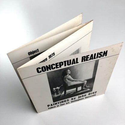 Paintings John Gray - Conceptual Realism | Nottingham University Art Gallery leaflet, 1977